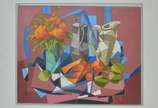 Henri Carrières (1947), Natureza Morta - Óleo sobre tela.
