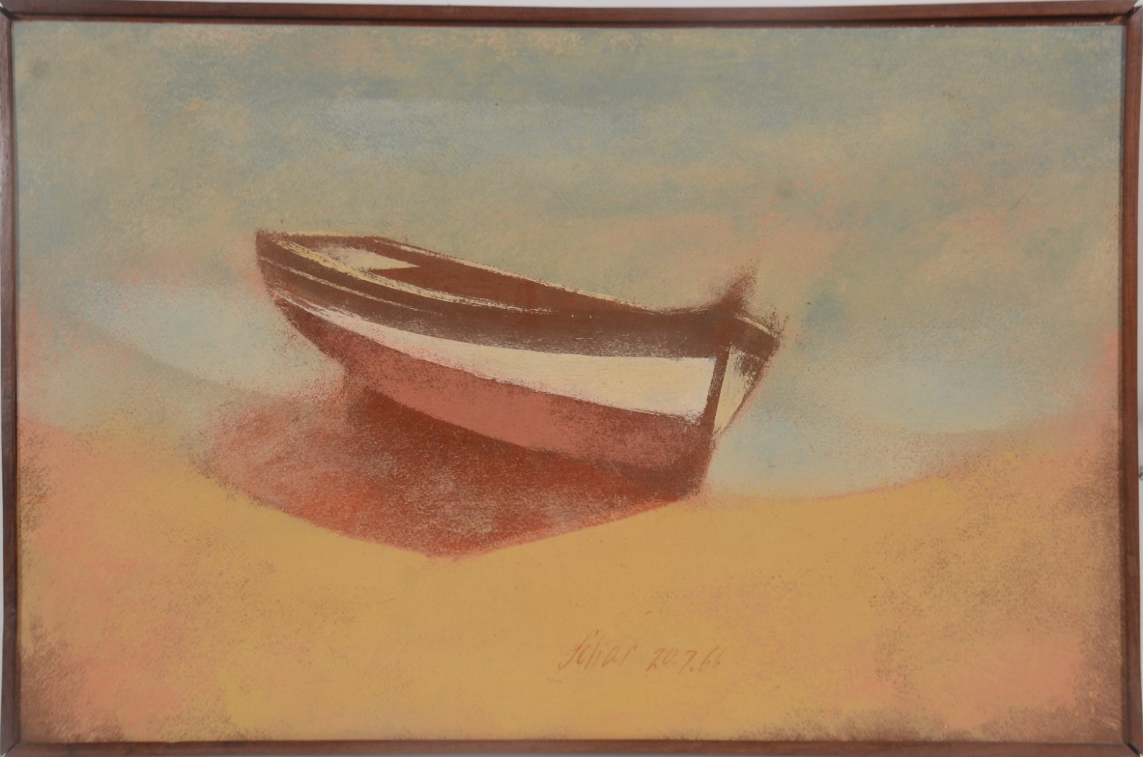 Carlos Scliar (1920-2001), Barco na Praia - foto 1 de 4