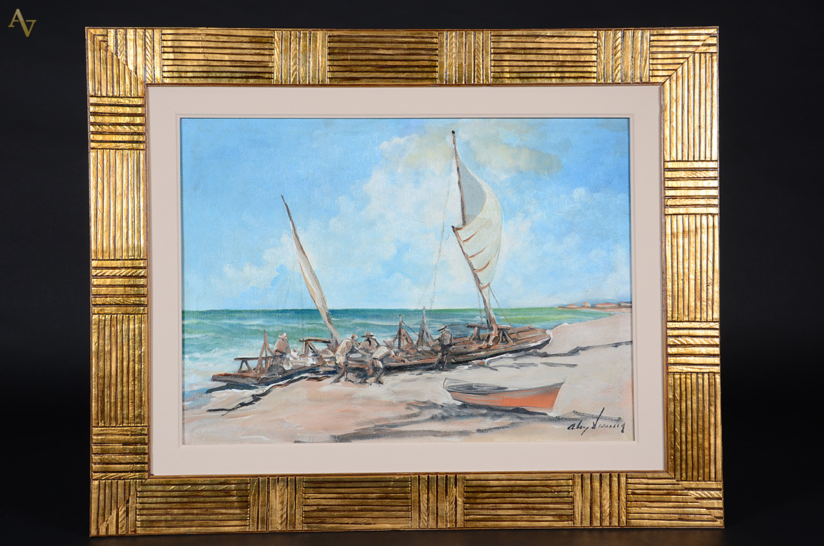 ALCY VIANNA (1937) - Marinha - ost - 54 x 40 - foto 1 de 4