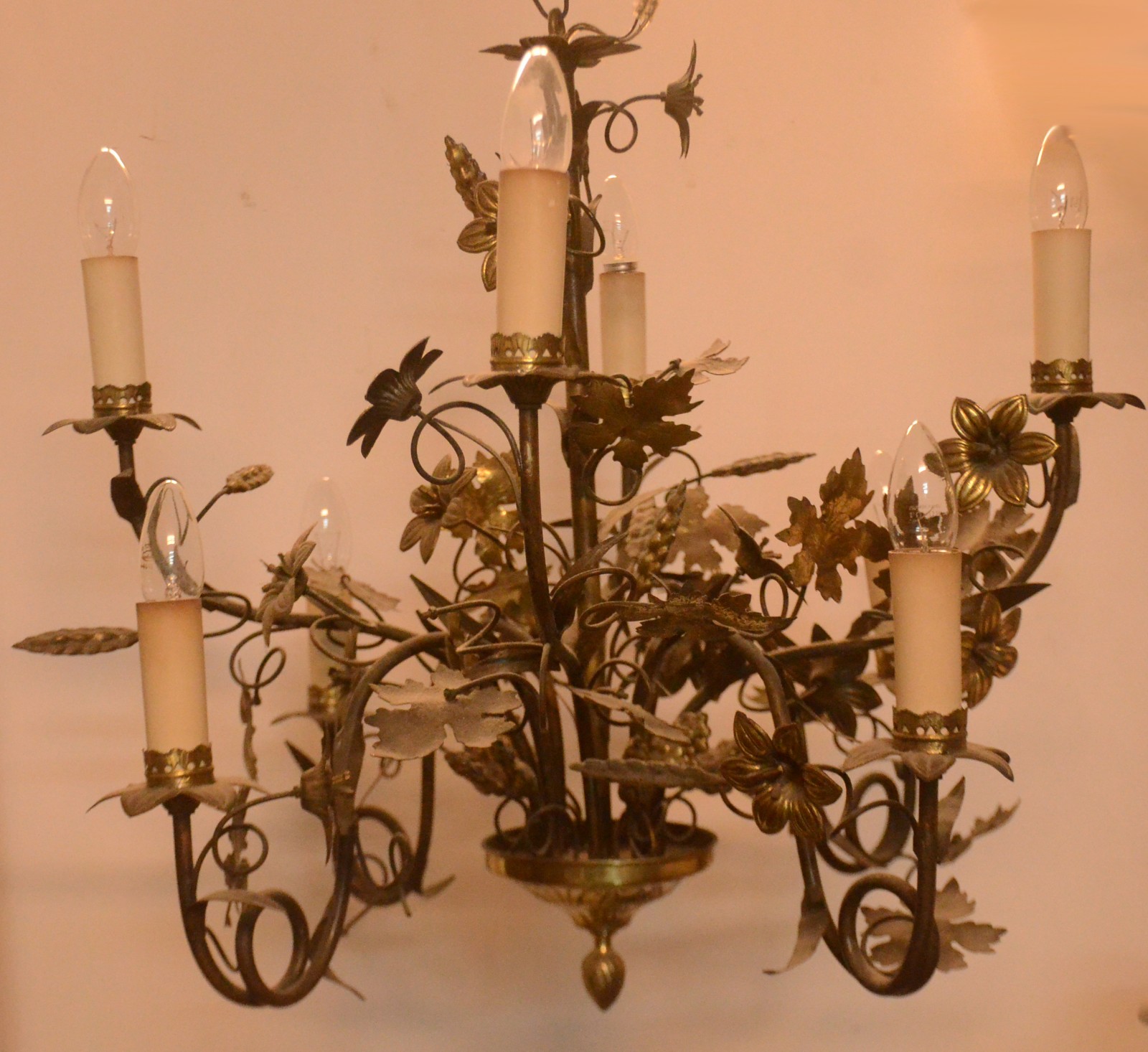 Lustre de metal. Oxidado. - foto 1 de 11