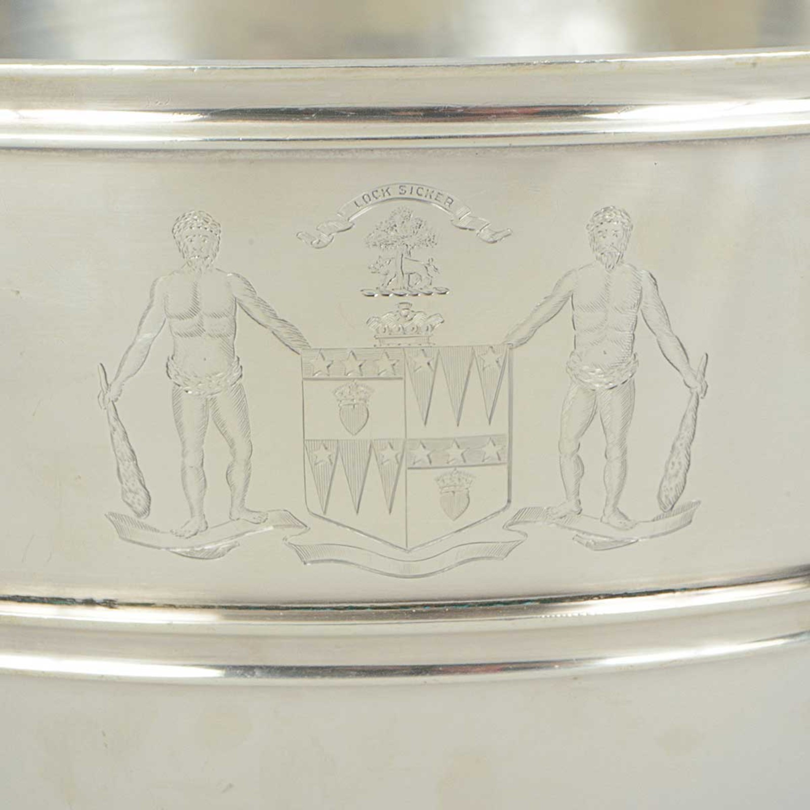 Grande bowl refraichissoir em prata escocesa vitoriana decorado com... - foto 2 de 3