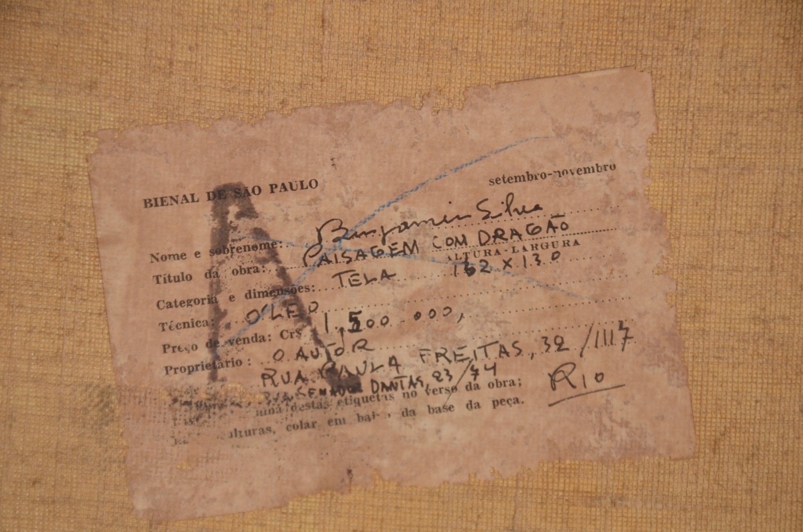 Benjamin Silva (1927), Paisagem com dragão - foto 6 de 6