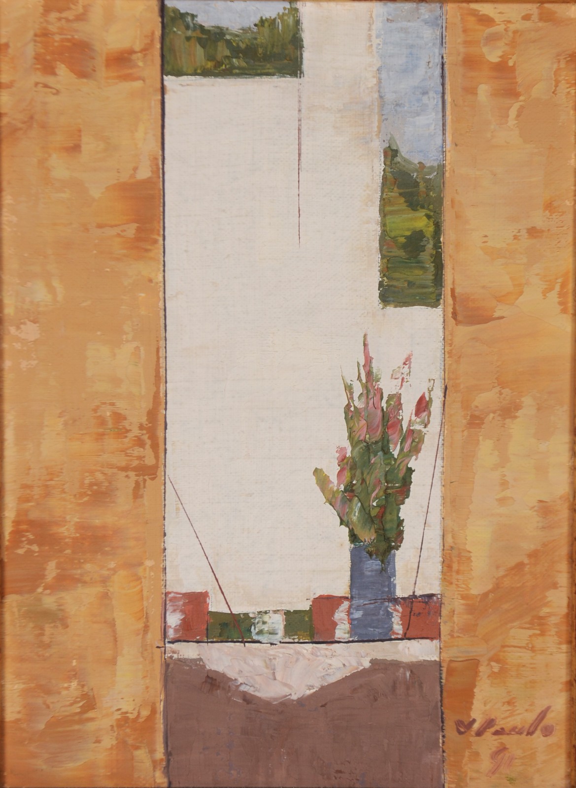 José Paulo Moreira da Fonseca (1922-2004), Composição com vaso de flores - foto 1 de 4