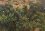 L.VALENT, Paisagem - Óleo sobre tela.