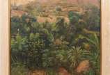 L.VALENT, Paisagem - Óleo sobre tela.