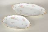 Charles Pillivuyt & Cie (1818),  - Elegante aparelho de jantar de porcelana francesa "Mehun", C.P. & Co. (Charles Pillivuyt) - Paris - Exp. 1900 - Grand Prix, na cor branca decorada com