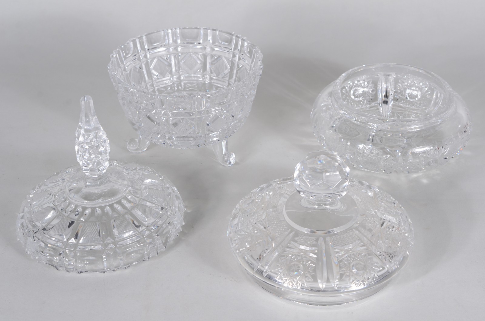 Duas bombonieres de cristal tcheco lapidado. - foto 5 de 10