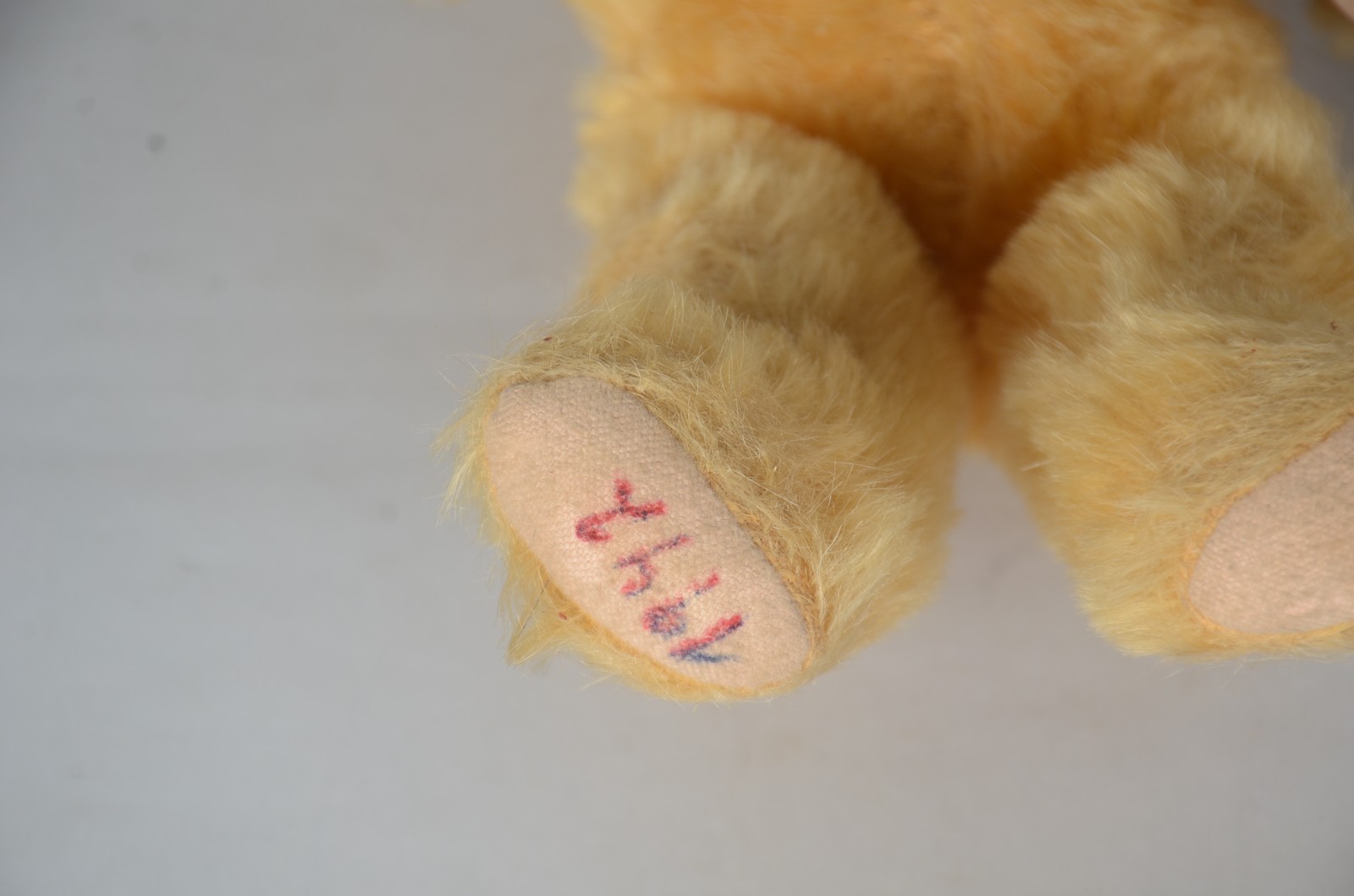 "Teddy Bear" - Três antigos bichinhos de pelúcia, década de 1940... - foto 5 de 10