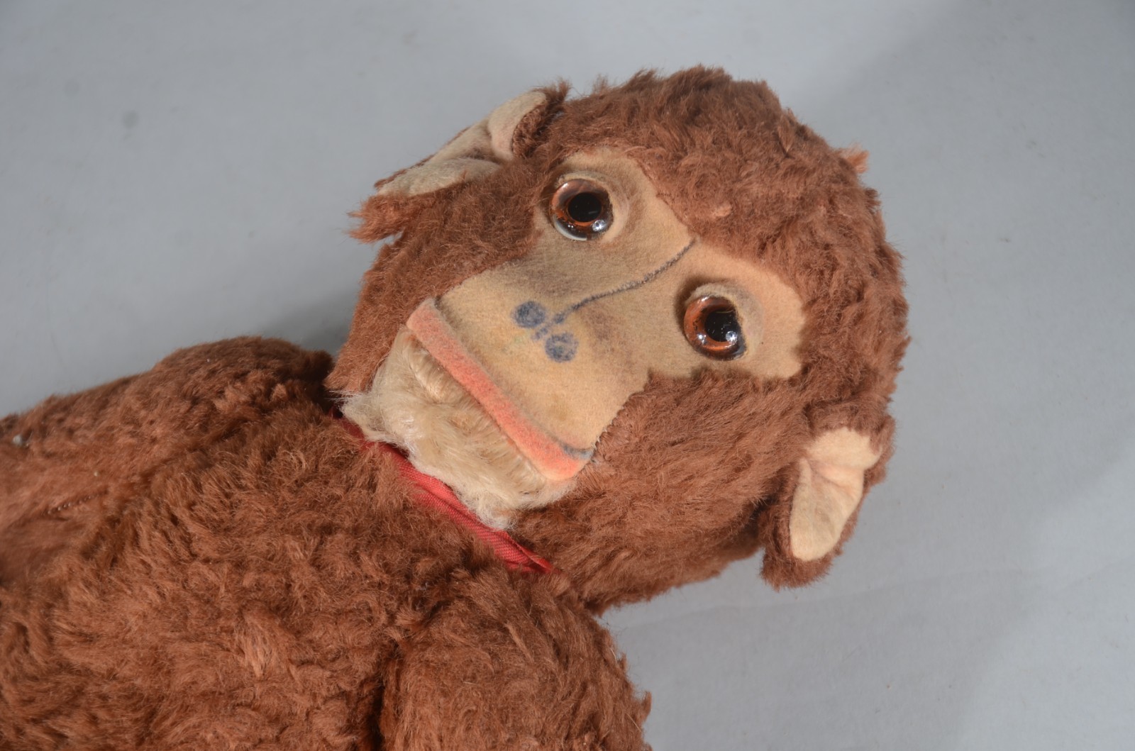 "Teddy Bear" - Três antigos bichinhos de pelúcia, década de 1940... - foto 8 de 10