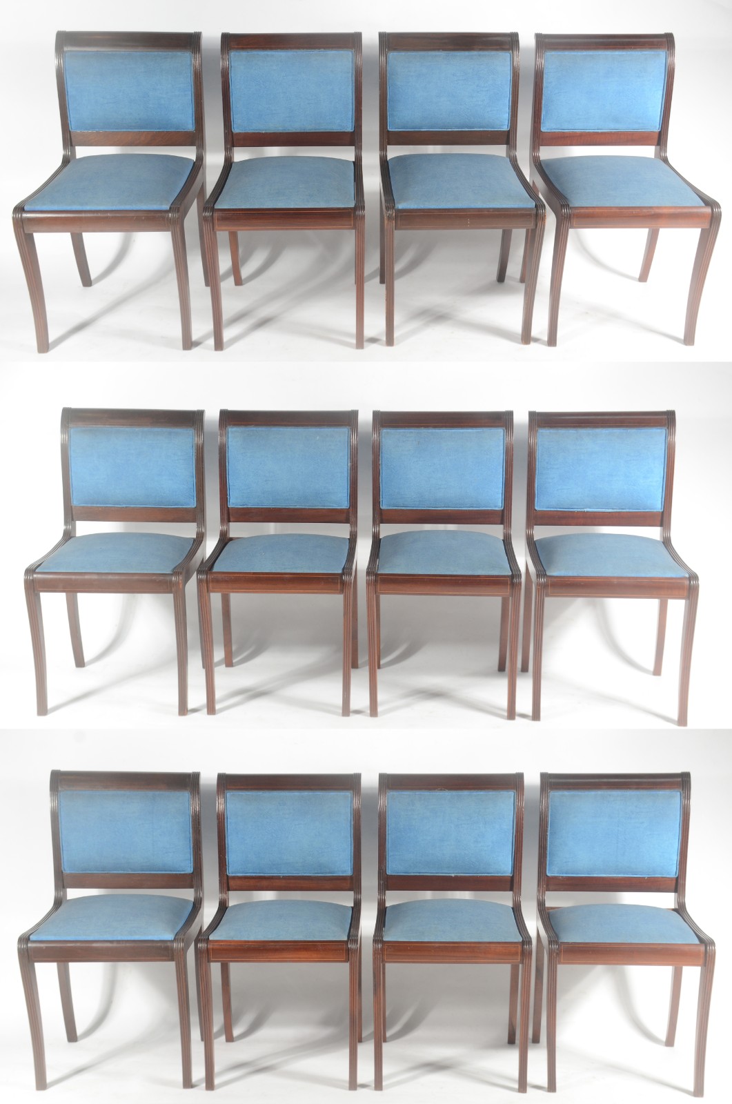 Mesa de jantar de madeira nobre, tampo oval com uma tábua extensora (... - foto 8 de 10
