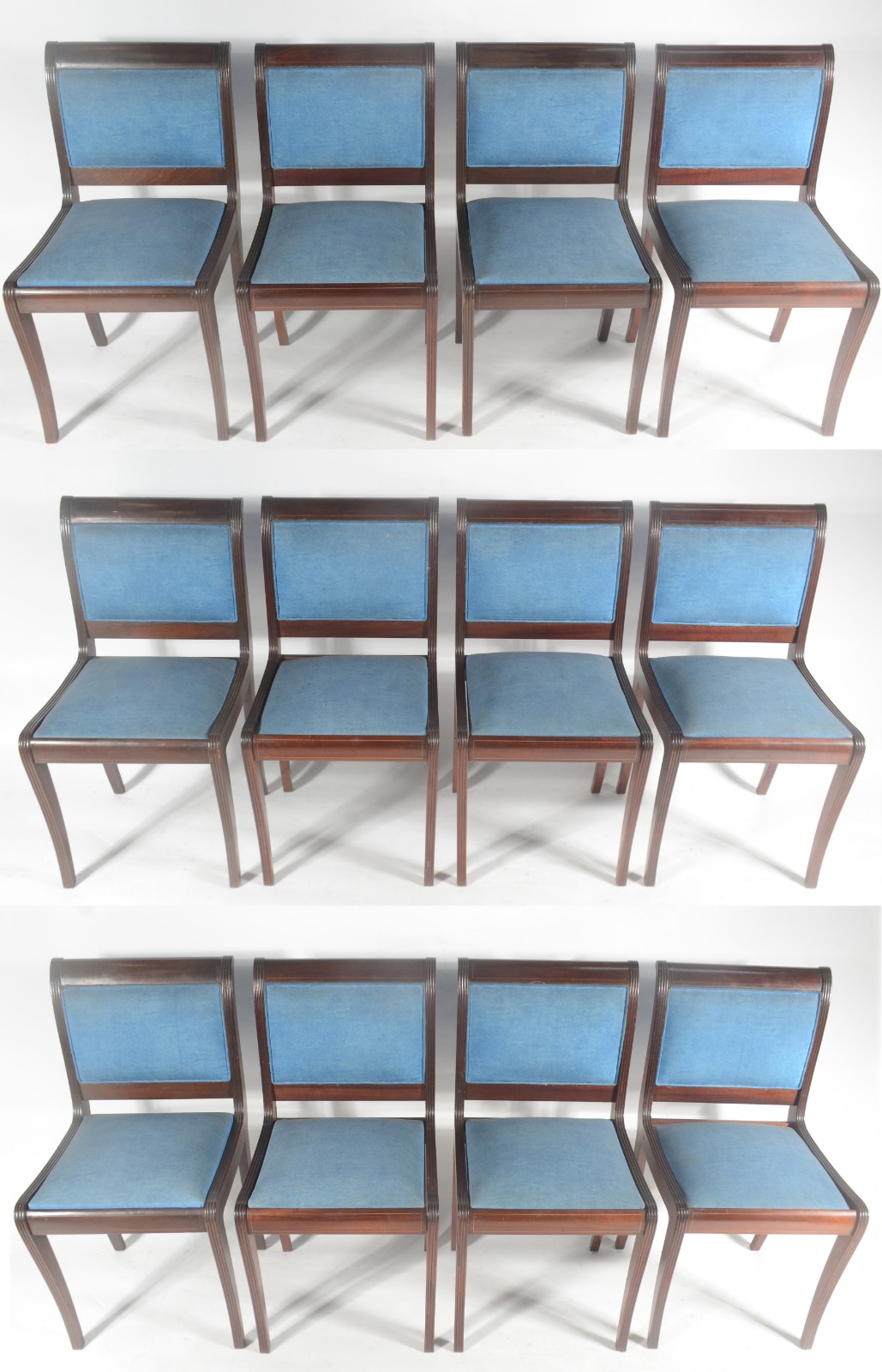 Mesa de jantar de madeira nobre, tampo oval com uma tábua extensora (... - foto 9 de 10