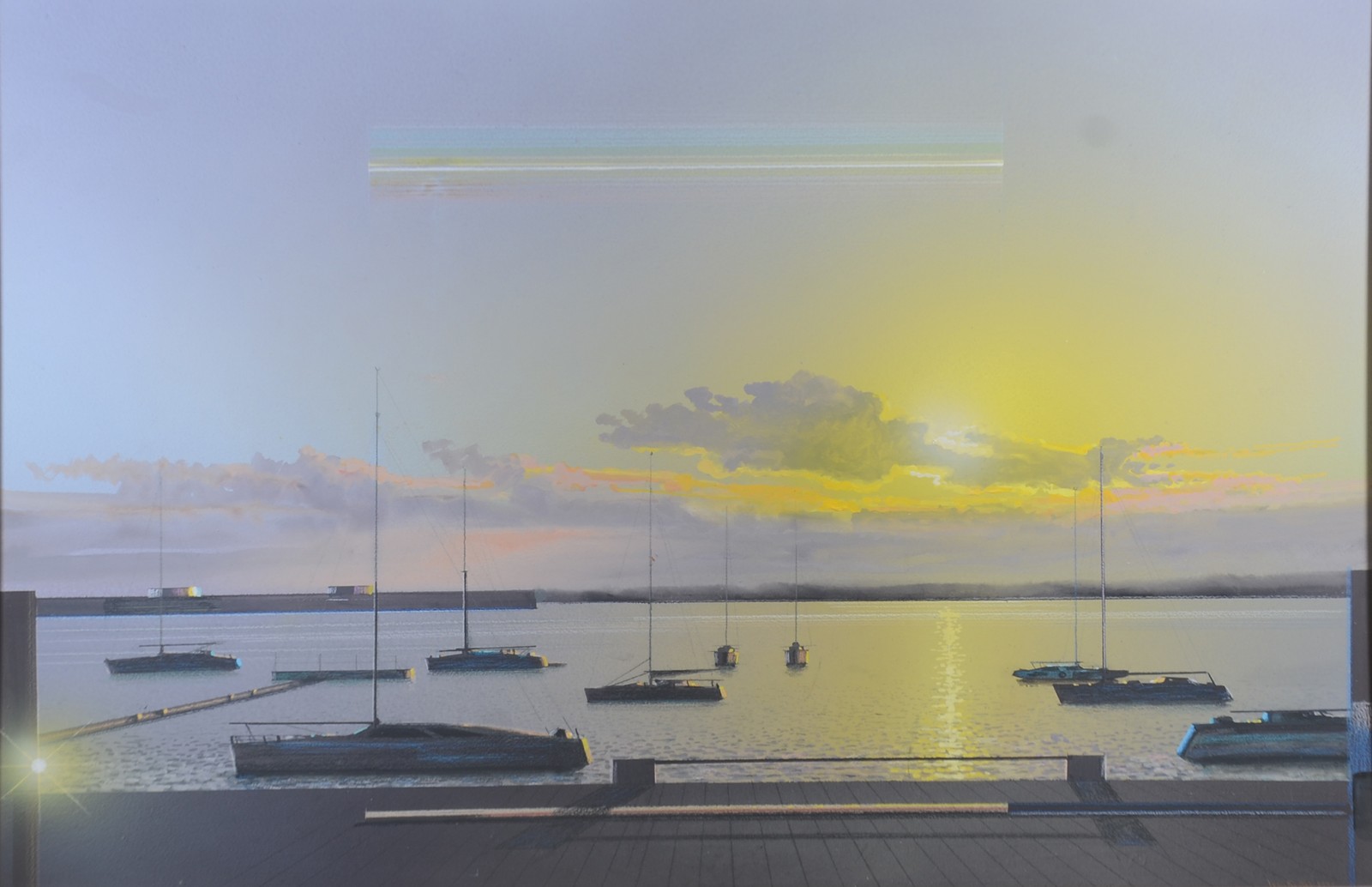 Ivan Freitas (1932-2006), Dia de sol com barcos - foto 1 de 5