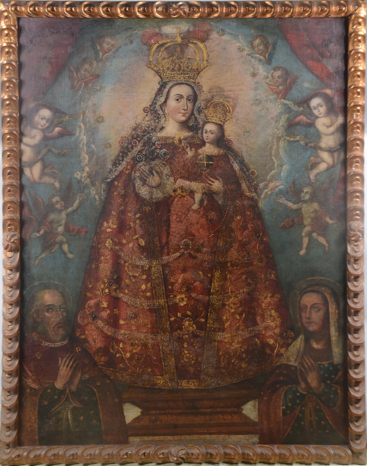 Escola Cusquenha (1538), Nossa Senhora com Menino - foto 2 de 9