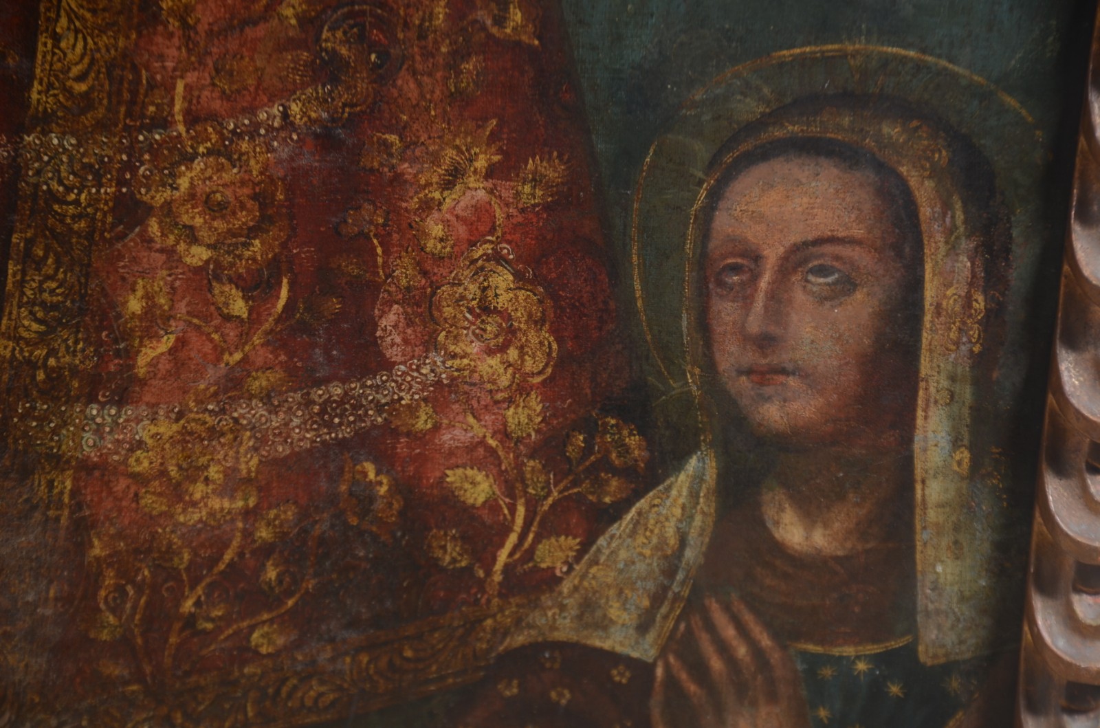Escola Cusquenha (1538), Nossa Senhora com Menino - foto 4 de 9