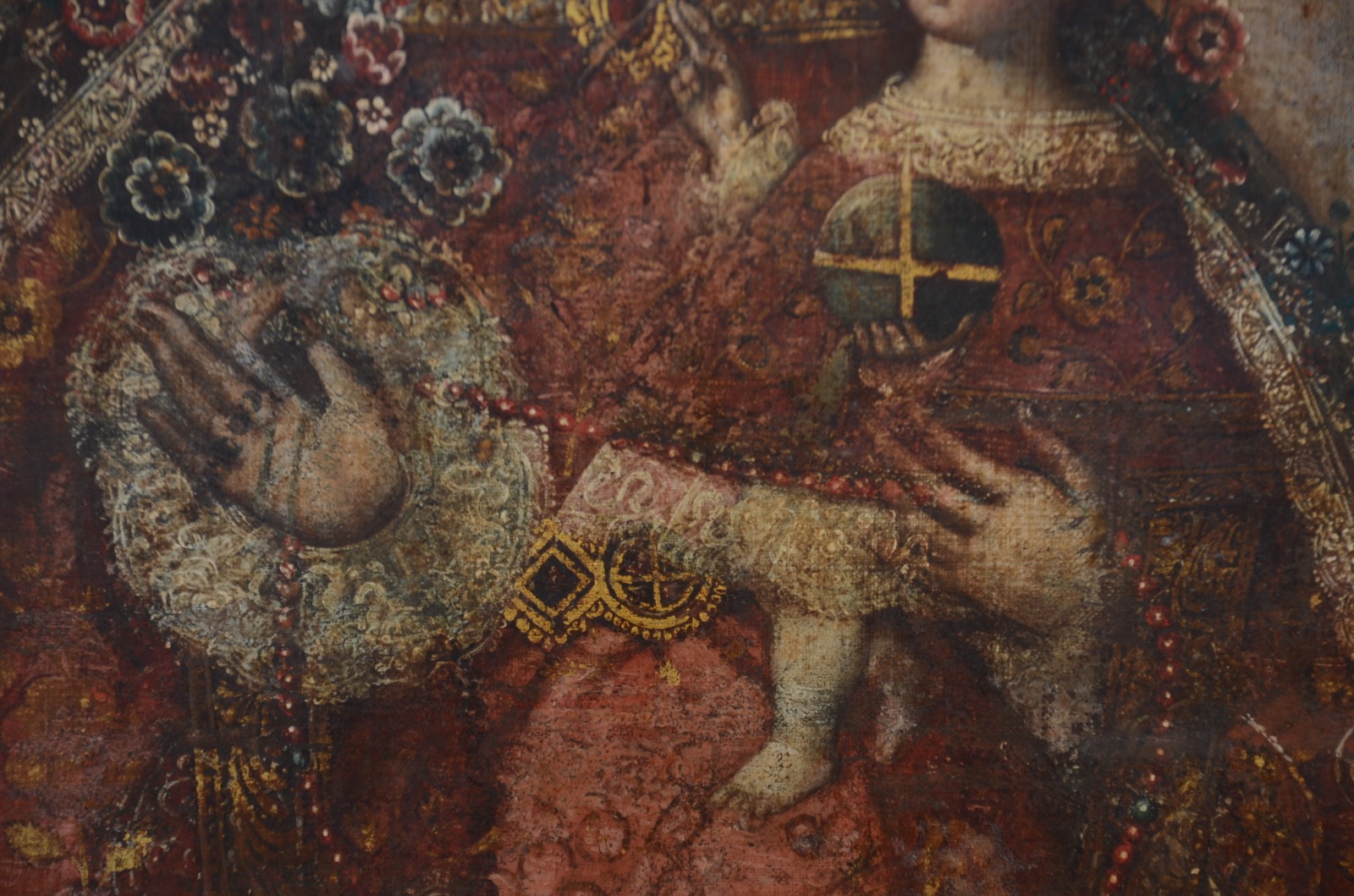 Escola Cusquenha (1538), Nossa Senhora com Menino - foto 8 de 9