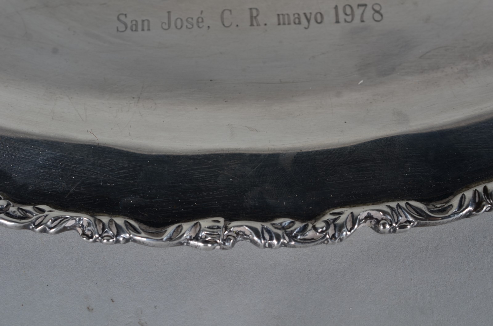 Travessa oval de prata mexicana contraste 925 mls Sterling, com... - foto 4 de 6