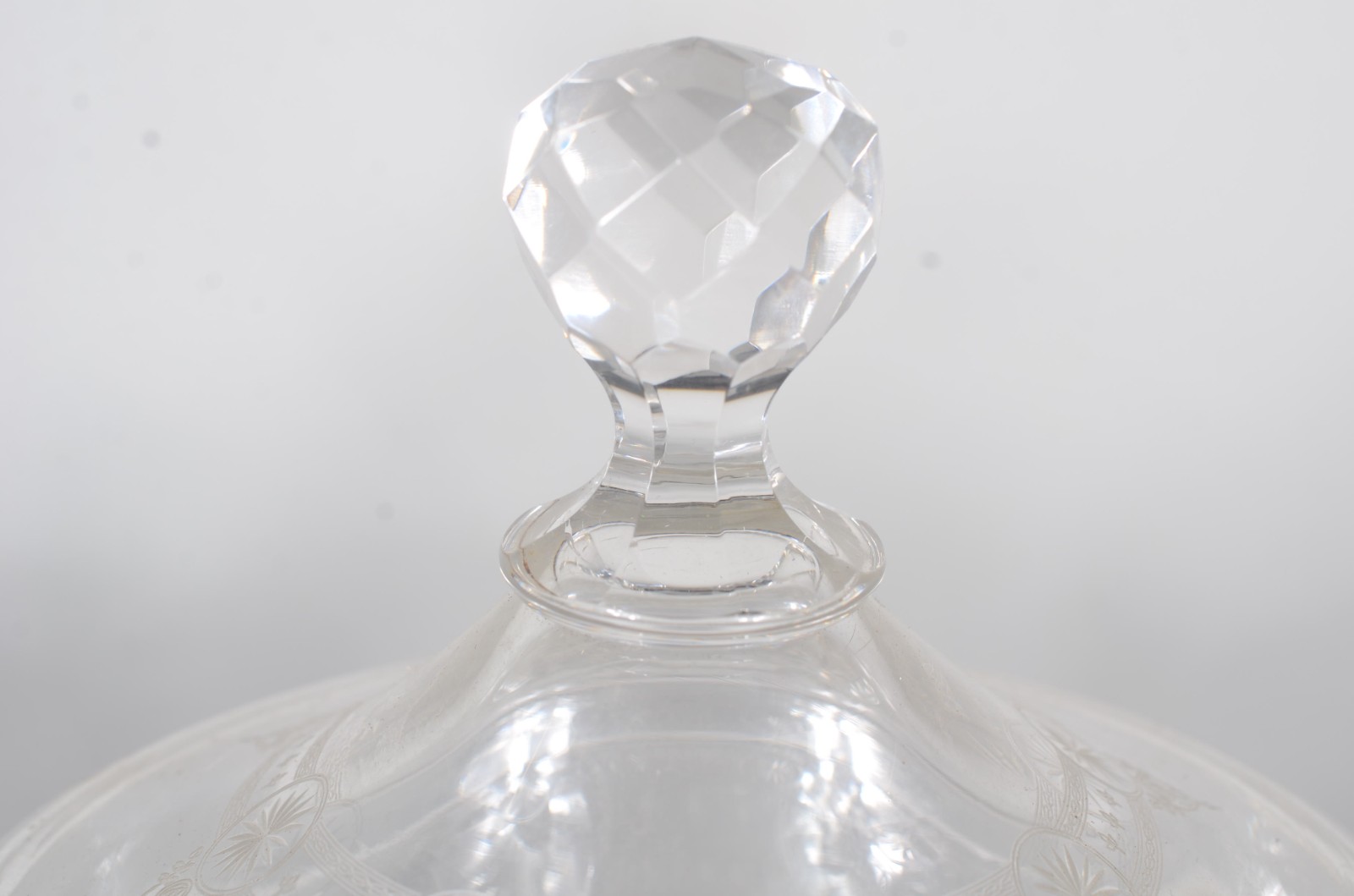 Duas compoteiras de cristal frances Saint Louis, lavrados com... - foto 4 de 7