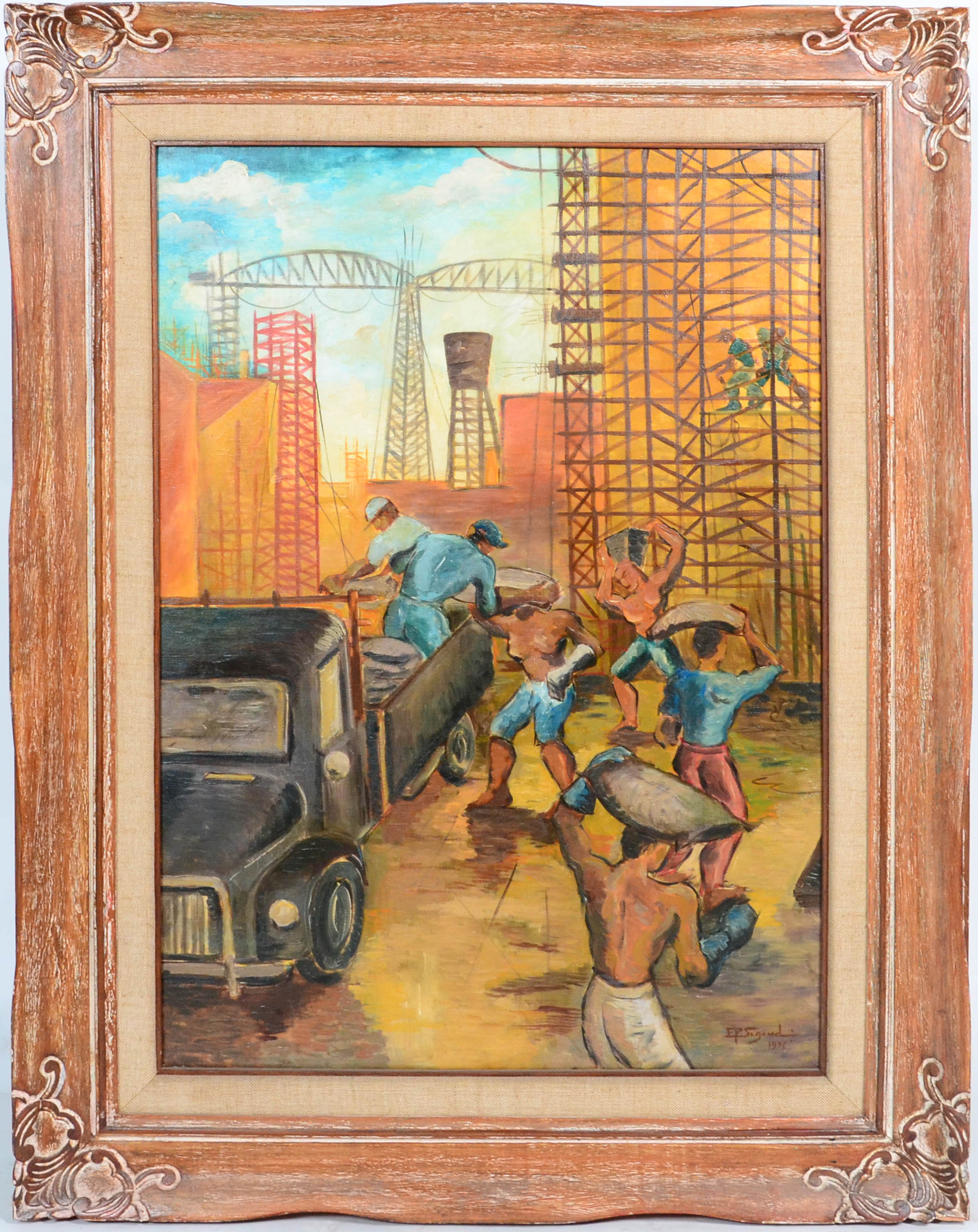 Eugênio Sigaud (1899-1979), Descarregando o caminhão - foto 1 de 3
