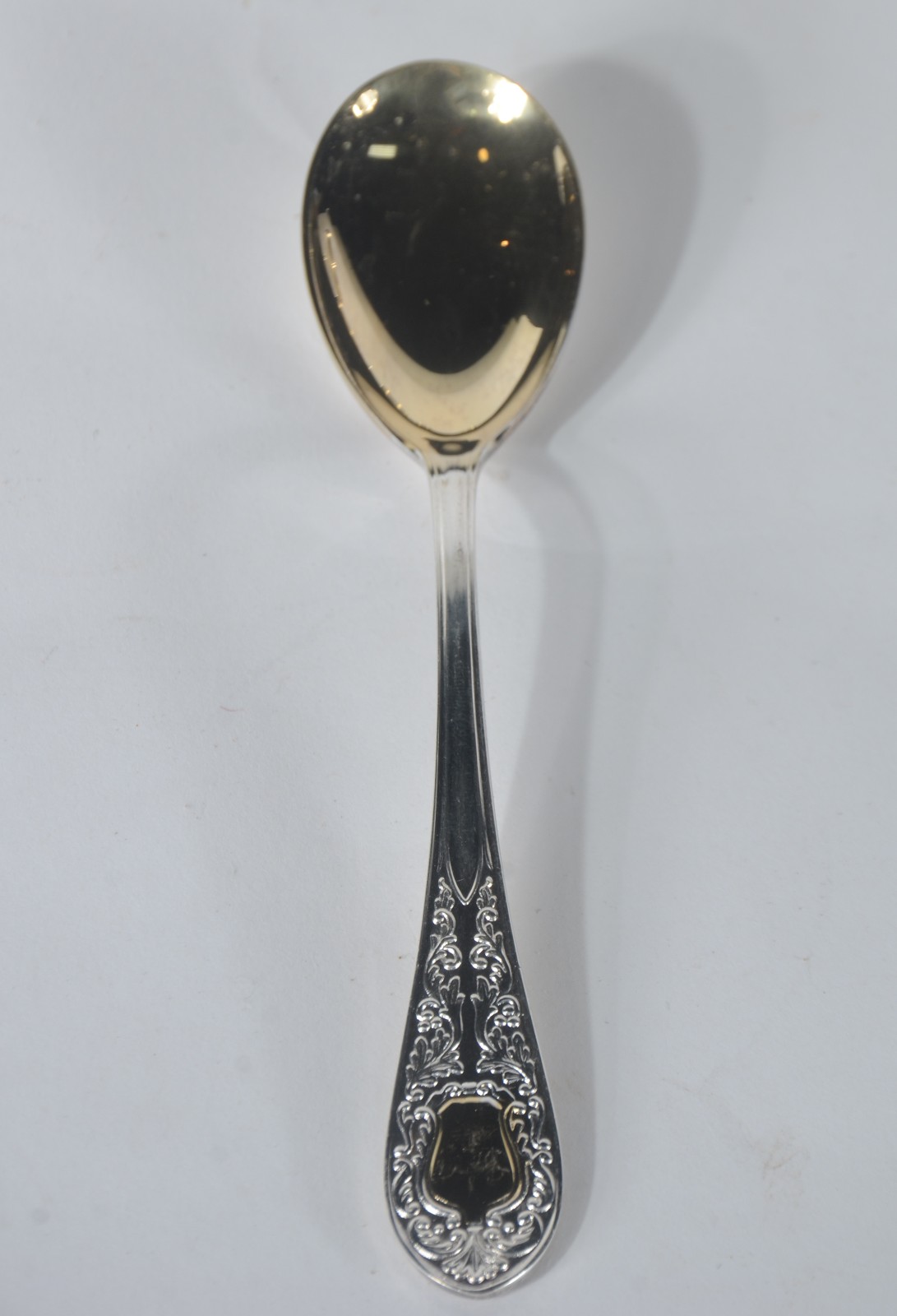 Seis taças com colheres de metal prateado Eberle para sorvete... - foto 8 de 10