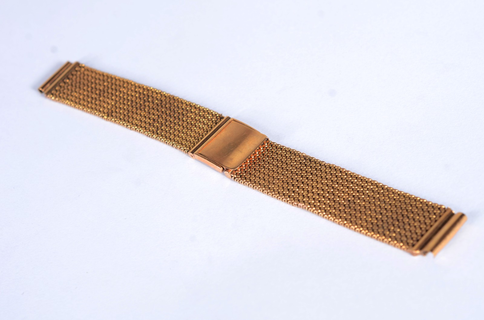 Pulseira de relógio de ouro 18 k. (Por motivos de segurança a peça... - foto 1 de 7