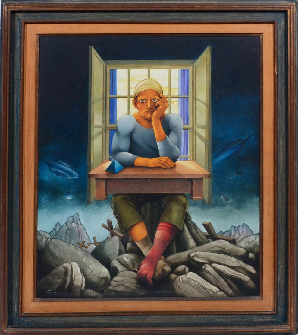 Figura na janela - foto 1 de 3