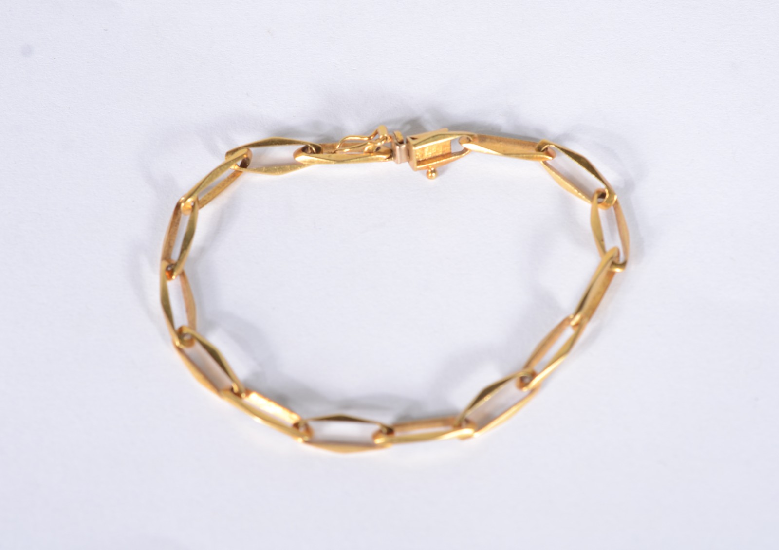 Pulseira de ouro 18 k. (Por motivos de segurança a peça não se... - foto 2 de 6