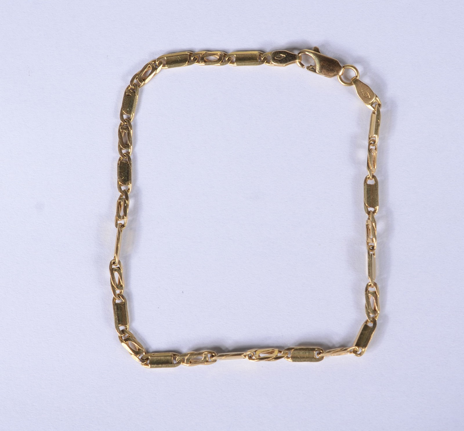 Pulseira de ouro 18 k., contraste 750. (Por motivos de segurança a... - foto 1 de 6