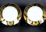 Rosenthal (1907),  - Par de pratos fundo Rosental Versace<br><br> 21x21cm (CxP)
