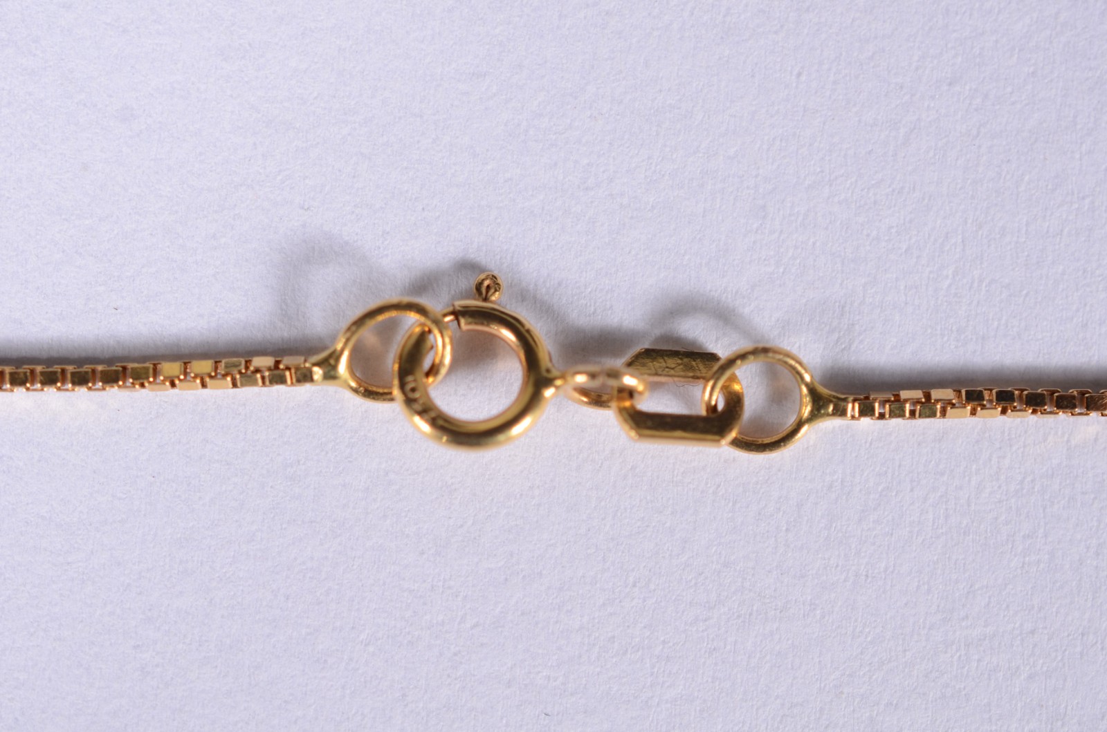 Colar de ouro 18 k., contraste 750 com pendente "Estrela de Davi"... - foto 5 de 9