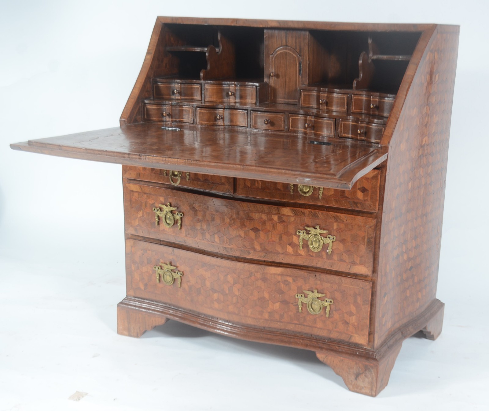 Papeleira em miniatura, em estilo Adam. Apresenta caixa de superfície... - foto 4 de 9