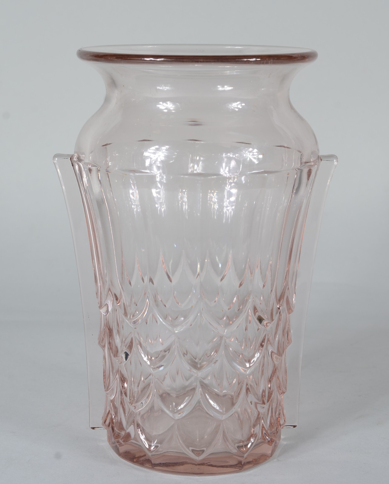 Três vasos de demi cristal Art Deco. - foto 2 de 7