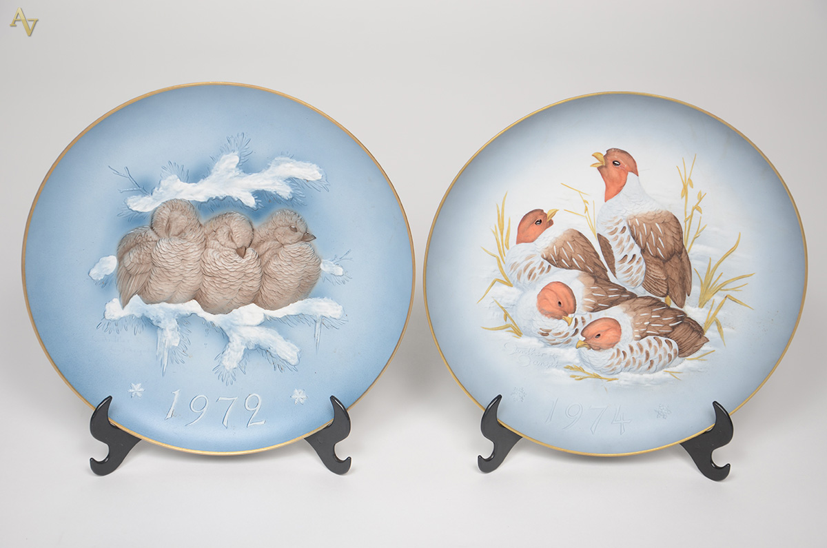 Dois pratos de porcelana Hutschenreuther de coleções limitadas... - foto 1 de 2