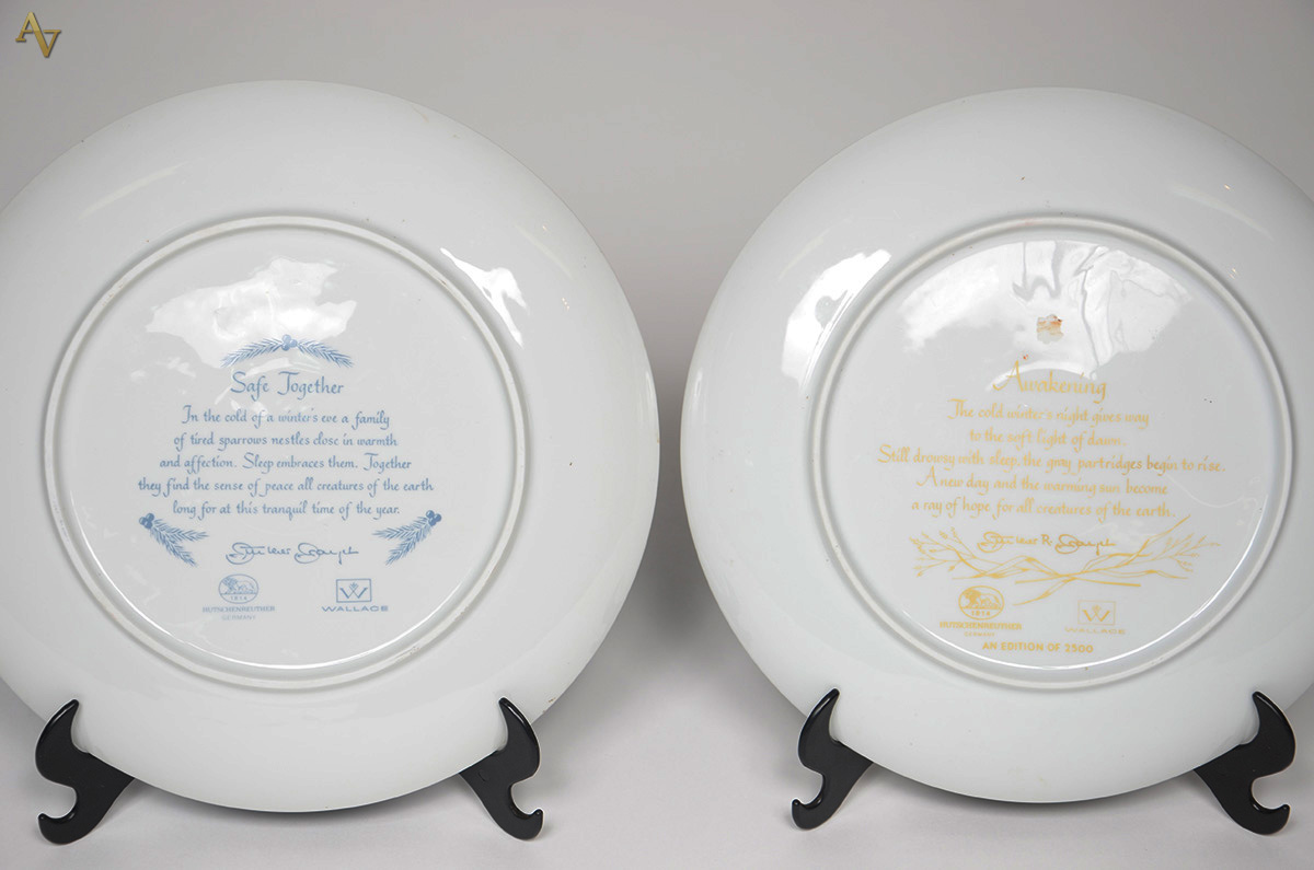 Dois pratos de porcelana Hutschenreuther de coleções limitadas... - foto 2 de 2