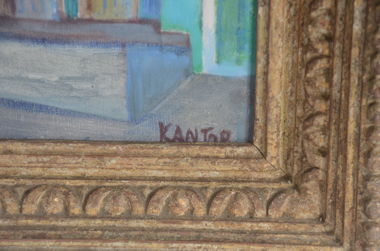 Manuel Kantor (1911-1984), Casa Amarilla Y Azul - Santa Tereza - Rio - foto 3 de 5