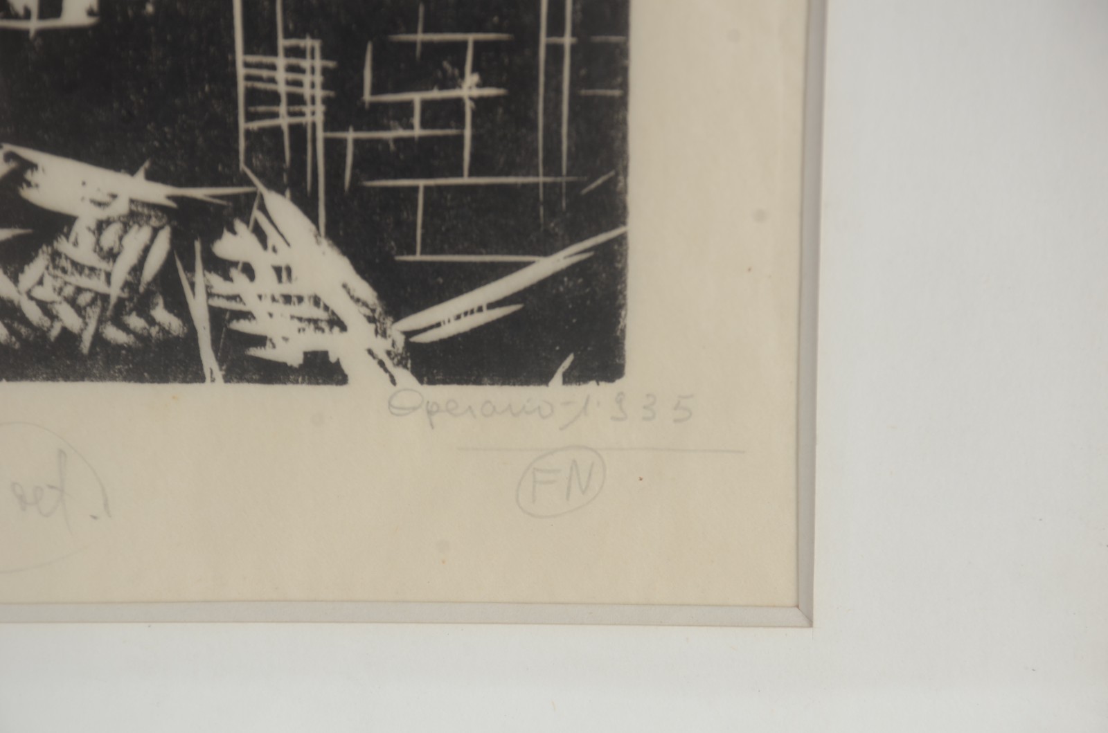 Lívio Abramo (1903-1993), Operário - foto 3 de 7