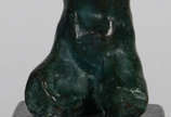 Escultura de bronze representando  "Torso", bas... - Escultura de bronze representando  "Torso", base de mármore, atribuída a Bruno Giorgi.