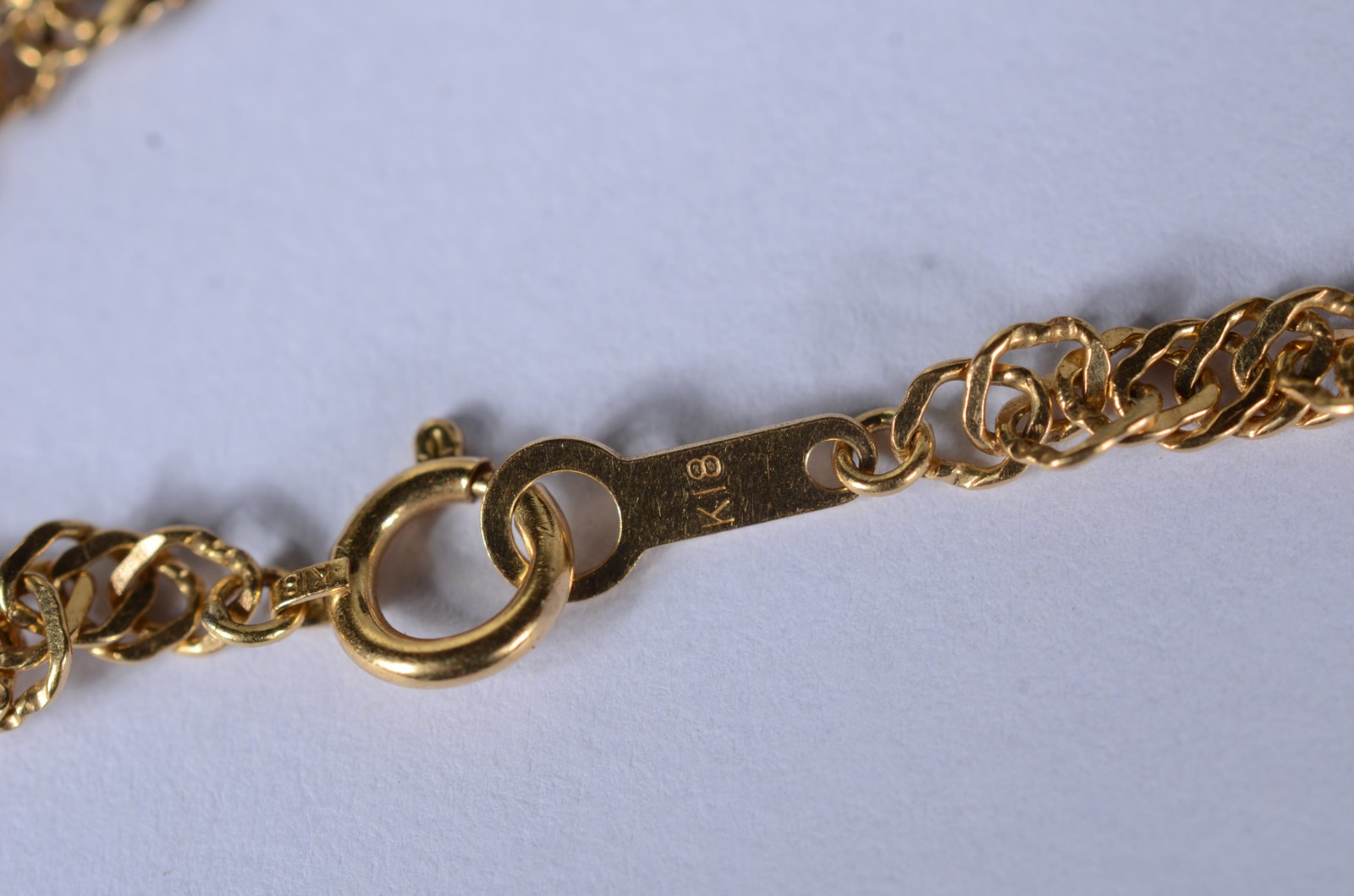 Pulseira de ouro 18 k. (Por motivos de segurança a peça não se... - foto 5 de 5
