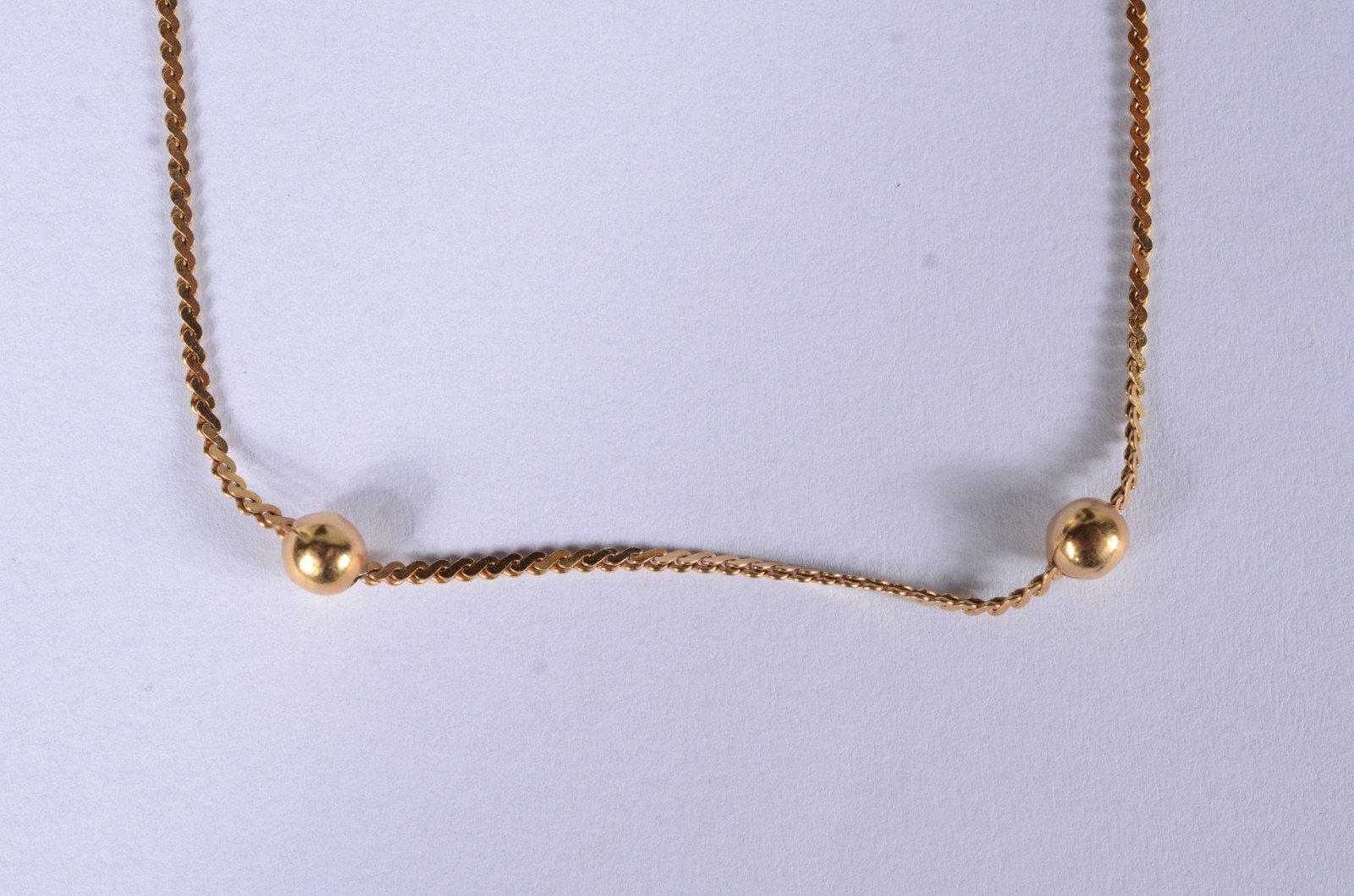 Pulseira de ouro 18 k., contraste 750 com bolinhas. (Por motivos de... - foto 3 de 5
