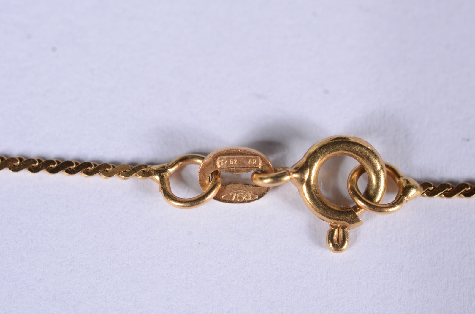 Pulseira de ouro 18 k., contraste 750 com bolinhas. (Por motivos de... - foto 5 de 5