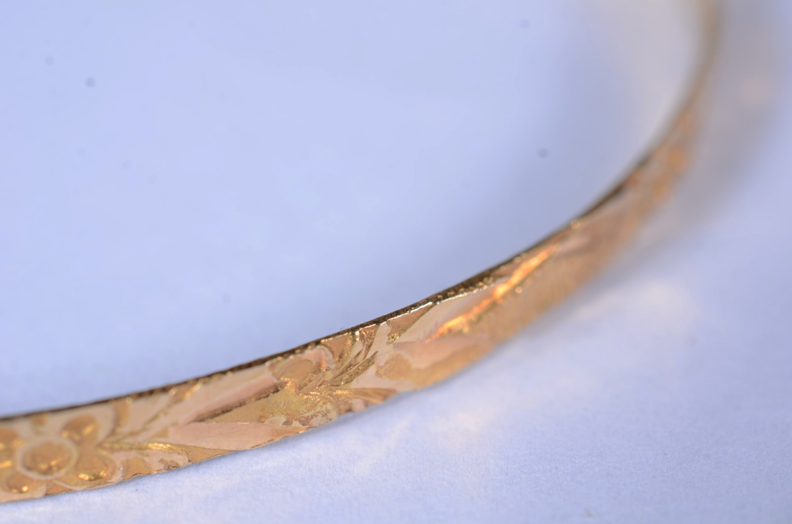 Pulseira escrava de ouro 18 k. (Por motivos de segurança a peça não... - foto 2 de 7