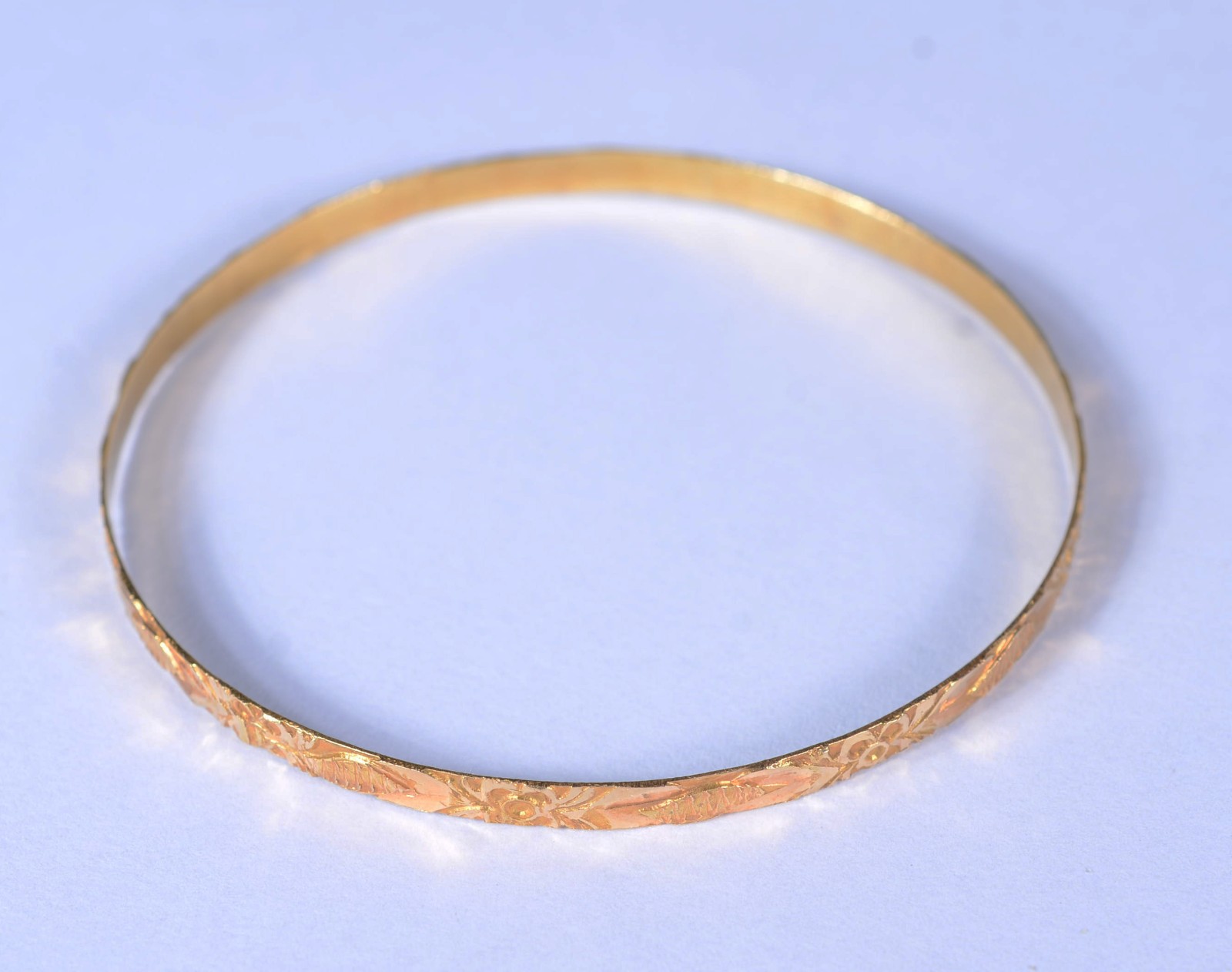 Pulseira escrava de ouro 18 k. (Por motivos de segurança a peça não... - foto 5 de 7