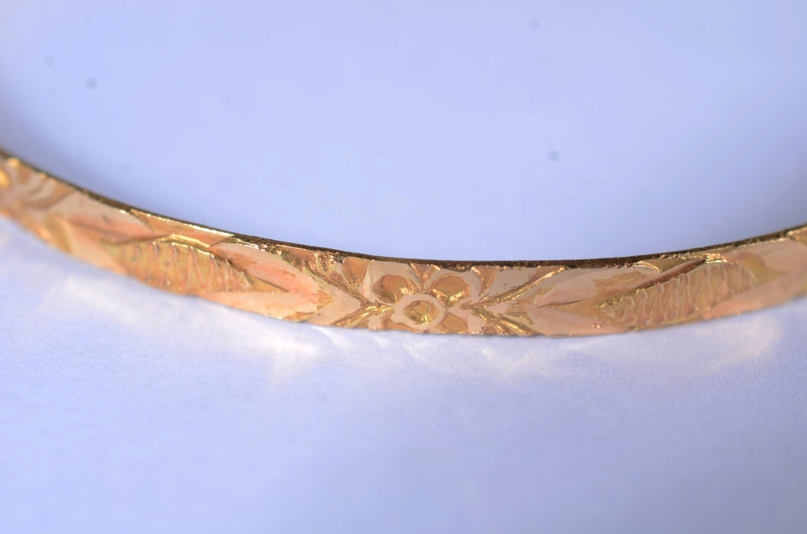 Pulseira escrava de ouro 18 k. (Por motivos de segurança a peça não... - foto 7 de 7