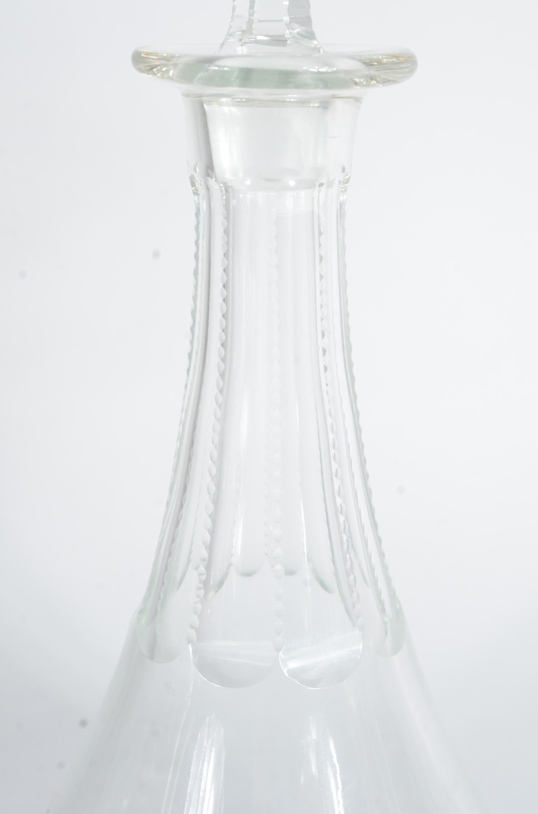 Garrafa de cristal europeu, gargalo serrilhado. - foto 4 de 8