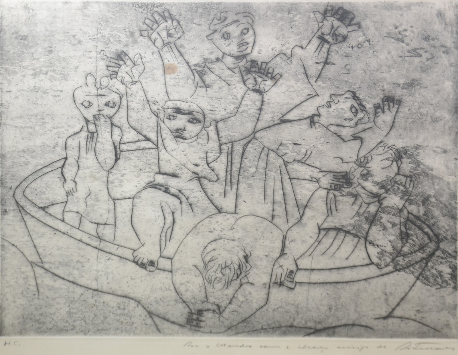 Cândido Portinari (1903-1962), A Barca - foto 1 de 7