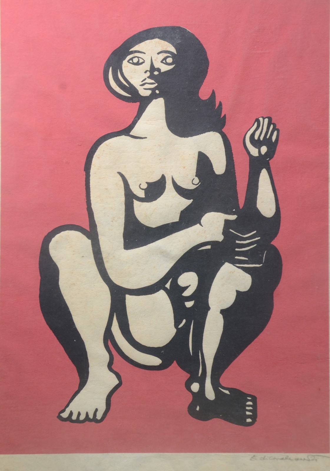 Di Cavalcanti (1897-1976), Figura feminina. - foto 1 de 5
