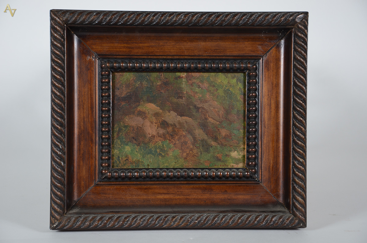 VICENTE LEITE (1900 - 1941) - Paisagem - osm - 16 x 22 - foto 1 de 3