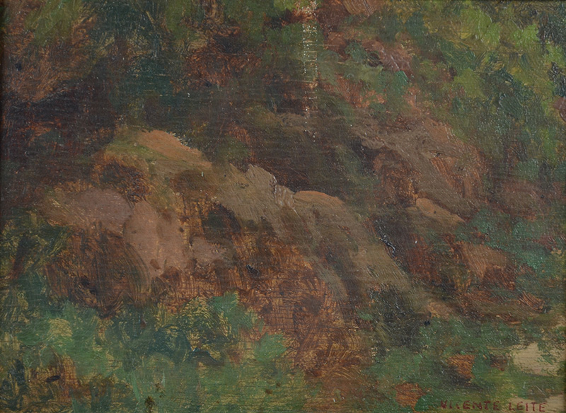 VICENTE LEITE (1900 - 1941) - Paisagem - osm - 16 x 22 - foto 2 de 3