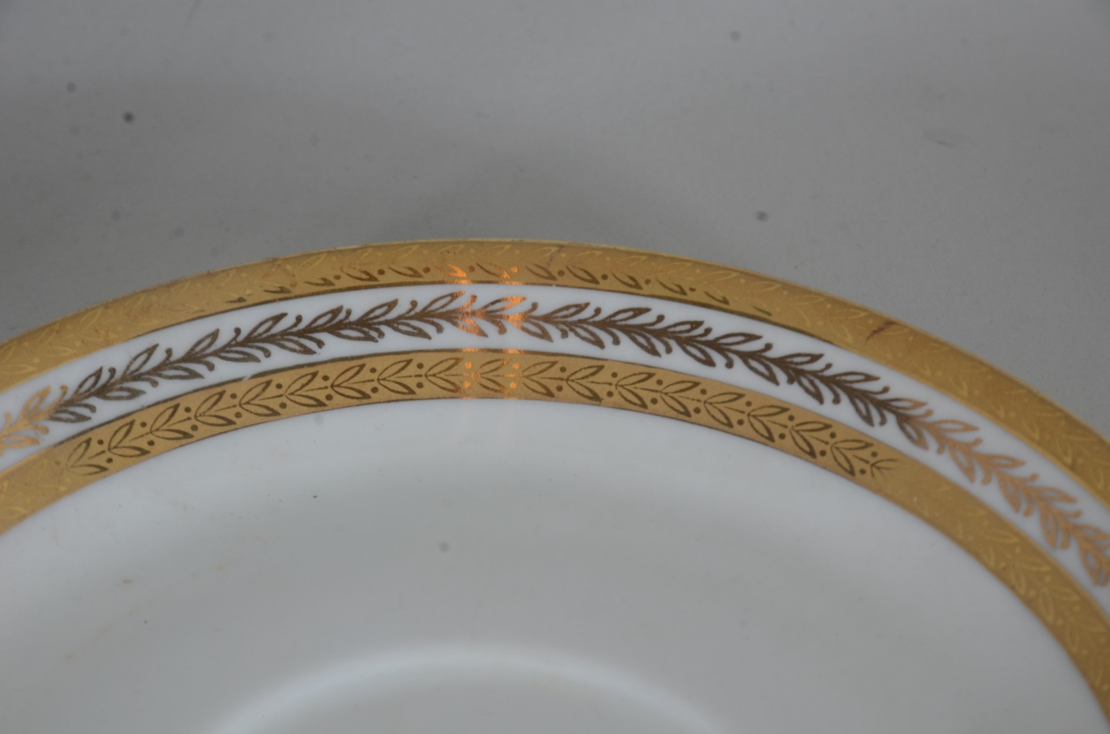 Conjunto de 6 xícaras com pires de chá de porcelana alemã Bavaria... - foto 4 de 6