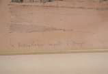 Georges Wambach (1901-1965), Le Bibliotheque No... - Dois quadros feitos em bico de pena aquarelado.