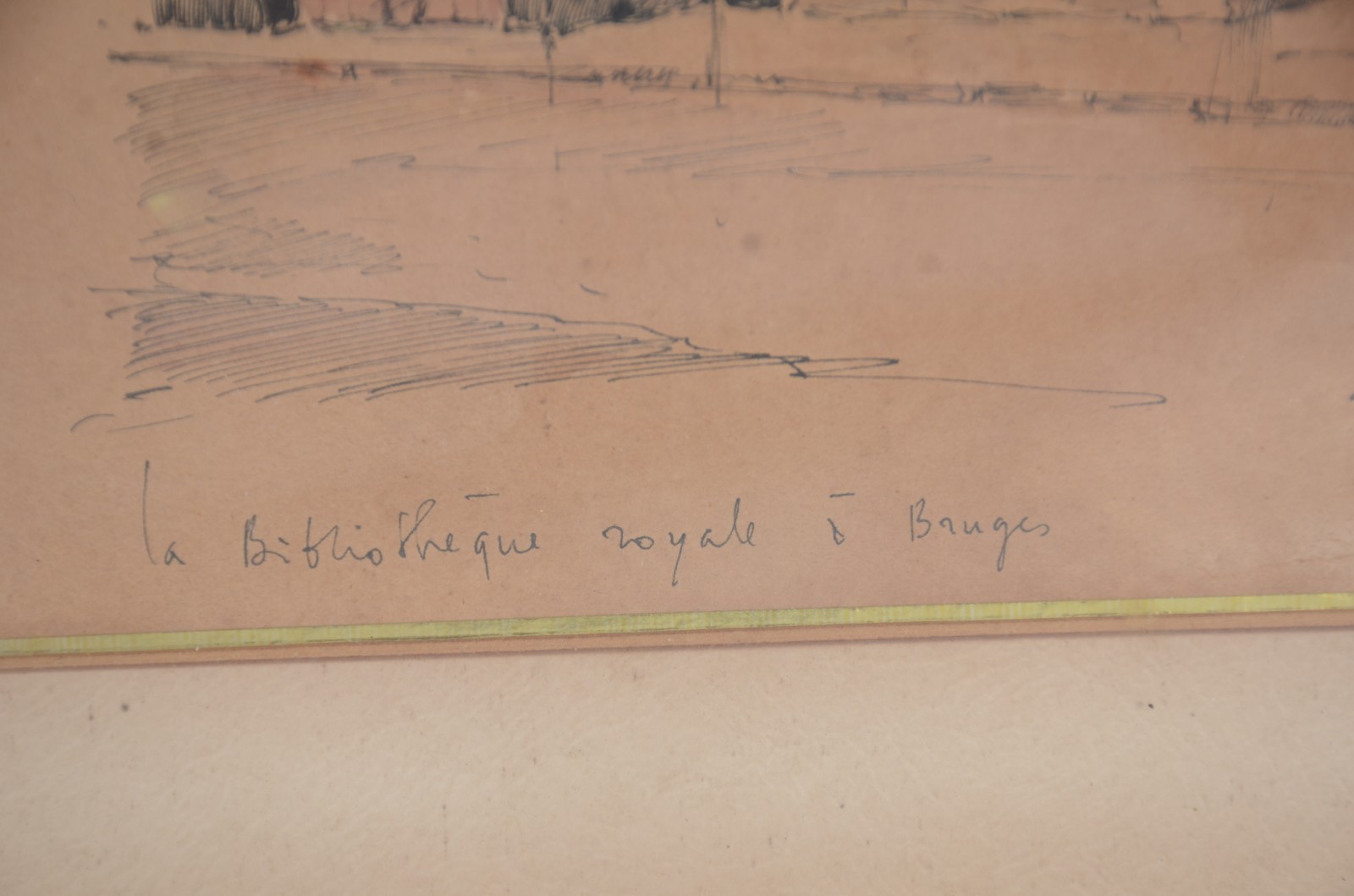 Georges Wambach (1901-1965), Le Bibliotheque Noyale Bruges / Le Beguinage Bruges - foto 4 de 9